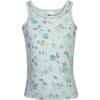 Dětská móda Pleas Dívčí košilka se širokým ramínkem oceán 092 (165312-899-092)