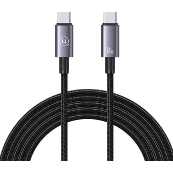 USAMS 67293 USAMS US-SJ664 60W Kabel USB Typ-C / Typ-C 2 metry černý