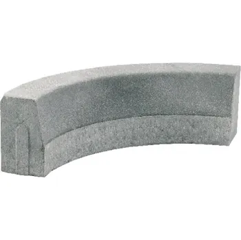 Zahradní obrubník Obrubník vnitřní BEST MONO II R0,5 standard přírodní 150x780x250 mm