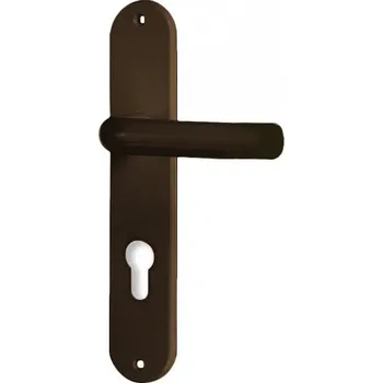 Dveřní kování Dveřní kování KLASIK 90/FAB-HNĚDÁ blistr K01 (Dveřní kování kliky klika do dveří)