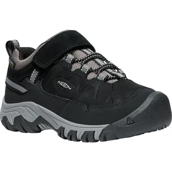 Pánská treková obuv Dětská bota Keen Targhee IV Low WP Children black/steel grey 29EU
