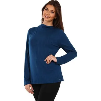 Dámské tričko Pleas Dámské tričko s dlouhým rukávem modrá-jaspe XL (178691-812-044)