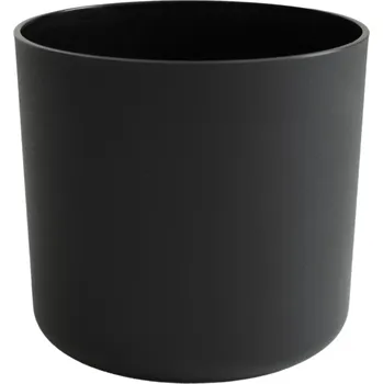 Květináč Obal Lora - černá (vánoční řada) 14 cm