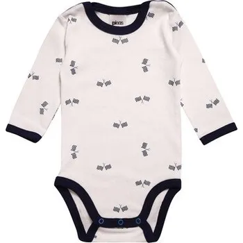 Kojenecký body Pleas Kojenecké body s dlouhým rukávem bílá 2 056 (180242-192-056)