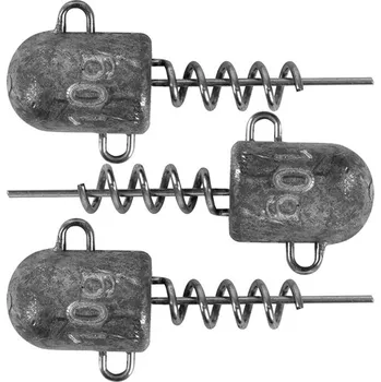 Rybářský háček 3ks - Zavrtávací Jigová Hlavička Rage Corkscrew Bullet Jig heads 10gr