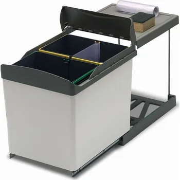 Odpadkový koš Gollinucci Vestavný odpadkový koš Linea 538 - 2x21 litrů plast + sleva 5% po přihlášení