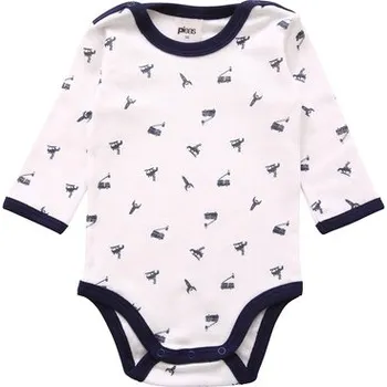 Kojenecký body Pleas Kojenecké body s dlouhým rukávem bílá 3 092 (179526-193-092)