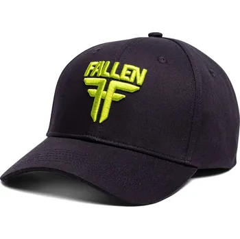 Kšiltovka FALLEN kšiltovka - Insignia Curve Black Lime (BLACK LIME)