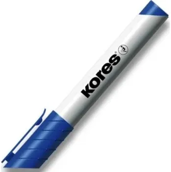 Popisovač Kores na tabule - 3mm, modrý
