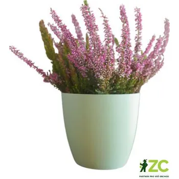 Květináč Obal Ella - matná pistáciová 18 cm