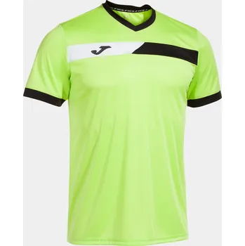 Pánské tričko Joma Court Short Sleeve T-shirt Lime Black Oblečení pánské: M