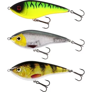 Umělá nástraha Wobler Westin Swim Glidebait Suspending 8cm 16gr Bling Perch