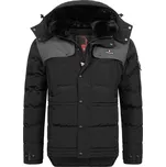 HÖHENHORN Pánská zimní bunda s kožešinou HOHENHORN Adamelo Barva: Černo šedá, Velikost: M