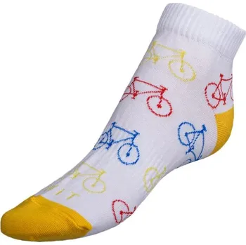 Dámské ponožky Ponožky nízké Kolo Bílá,Žlutá BX1000946 - 35-38