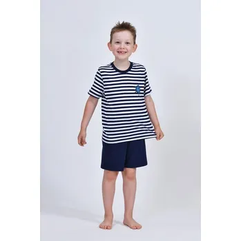 Chlapecké pyžamo Pleas Chlapecké krátké pyžamo navy 092 (162524-815-092)