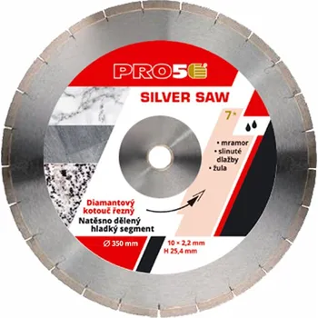 Řezný kotouč Kotouč řezný diamantový PRO5 - Silver Saw 350mm