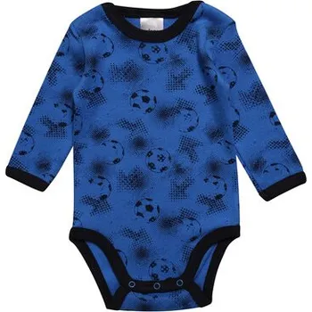 Kojenecký body Pleas Kojenecké body s dlouhým rukávem noční modř 080 (180241-804-080)