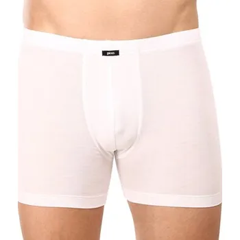 Slipy Pleas Pánský slip s prodlouženou nohavičkou bílá L (180585-100-052)