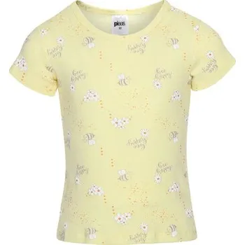 Pleas Dětské tričko světle žlutá 116 (181215-607-116)