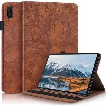 Pouzdro na tablet VSECHNONAMOBIL 90766 ART TREE Zaklápěcí pouzdro pro Honor Pad X8a hnědé