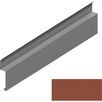 Střecha Dilatační lišta RS138A-90 SP&nbsp;35&nbsp;TEX 2M38A cihlová