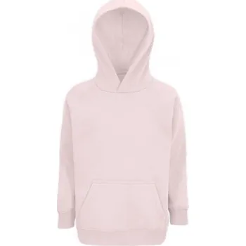 Chlapecká mikina Sol's Dětská organická mikina Stellar s kapucí a fleecem zevnitř Barva: růžová světlá, Velikost: 6 let (106/116) L03576