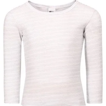Dívčí tričko Pleas Dětské tričko s dlouhým rukávem bílá 098 (180141-100-098)
