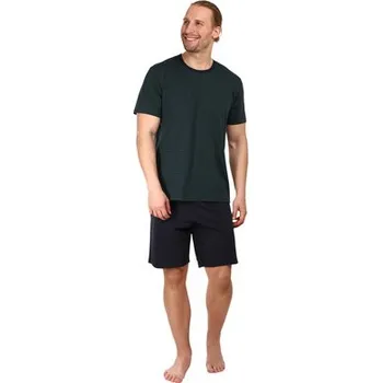 Pánské pyžamo Pleas Pánské pyžamo krátké zelená M (179773-700-050)