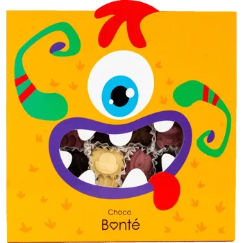 Čokoláda Choco Bonté Dárek pro děti Bonboniéra Velká příšerka - 12 ks bonbonů