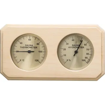 Teploměr vlhkoměr do sauny osika