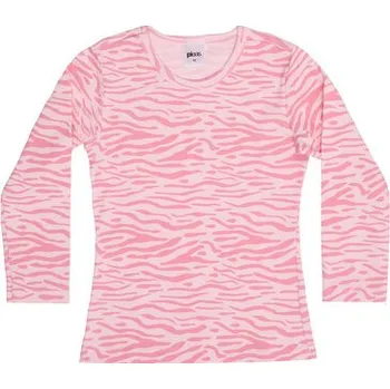Pleas Dívčí tričko s dlouhým rukávem růžová 092 (170240-503-092)