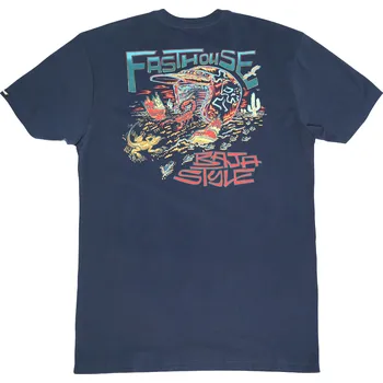 Fasthouse Baja Style Tee Navy Velikost: M