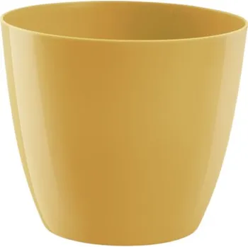 Květináč Obal Ella - lesklá medová 21 cm