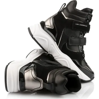 Dámské tenisky TENISKY KARL LAGERFELD KOMET WEDGE ASTRAL STRAP BLACK LTHR & TEXTILE2