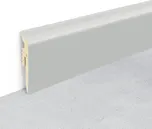Afirmax Podlahová soklová lišta světle šedá 60 mm 2,2 m 200395478