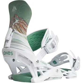 Vázání na snowboard Vázání na snowboard Jones Wms Aurora Art white/art M 2025 - Odesíláme do 24 hodin