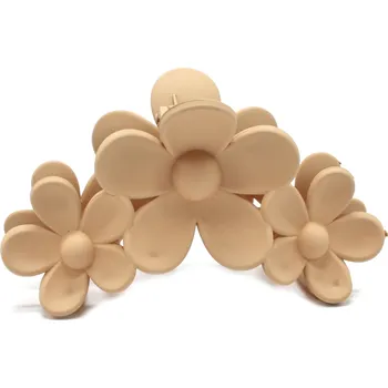 Skřipec na vlasy s třemi květy Barva: béžová