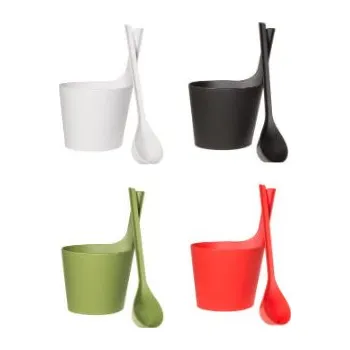 Rento vědro s naběračkou do sauny Pisara přírodní