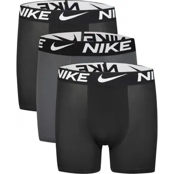 Chlapecké spodní prádlo Nike Micro Brief 3 Pack Briefs Junior Boys Black/Grey 7-8