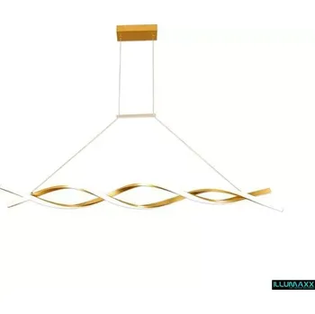 Dekorativní svítidlo LED stropní závěsné svítidlo, zlaté, 37W, 4000K denní bílá, 4070LM (denní bílá 4000K, 2800LM)