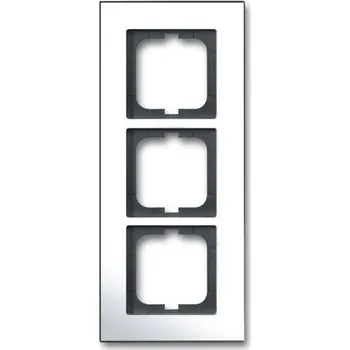 vypínač Rámeček ABB Solo carat trojnásobný ušlechtilá ocel