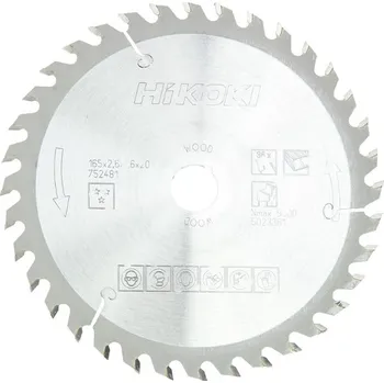 Pilový kotouč HiKOKI 752481 Pilový kotouč 165x20mm, Z36 free_store_pickup