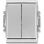 Přepínač střídavý dvojitý řazení 6+6 ABB Time titanová