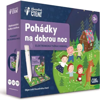interaktivní kniha Albi Kouzelné čtení Pohádky na dobrou noc, kniha + elektronická tužka 2.0