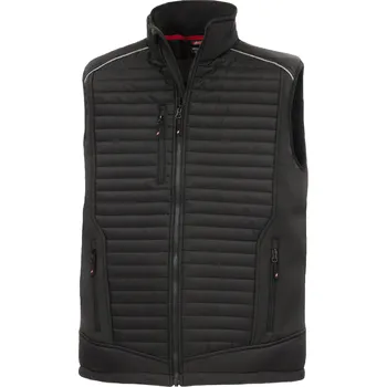 Pánská vesta NITRAS MOTION TEX PLUS, softshellová vesta, černá Velikost: 3XL