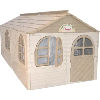Dětský domeček Doloni Dětský domeček 02550/b03eco béžový/hnědý