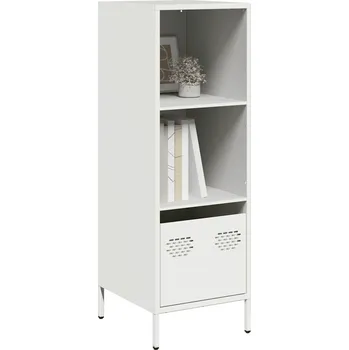 přebalovací pult a komoda Skříň bílá 35 x 39 x 103,5 cm ocel Bílá 851381