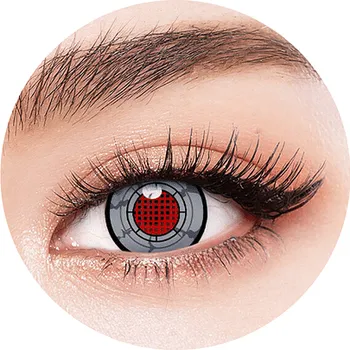 Karnevalový doplněk imago Kontaktní čočky Robot - nedioptrické roční (2 čočky)