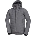 Northfinder Pánská přechodná bunda zateplená lehká ZANDER, tmavě šedá, XL