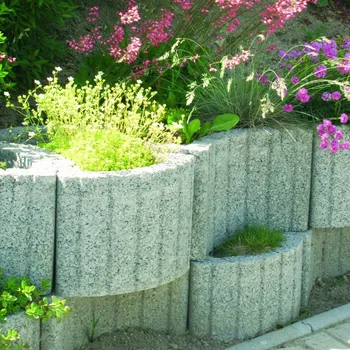 plotová tvarovka Tvárnice svahová Liapor Viola přírodní 480×320×250 mm